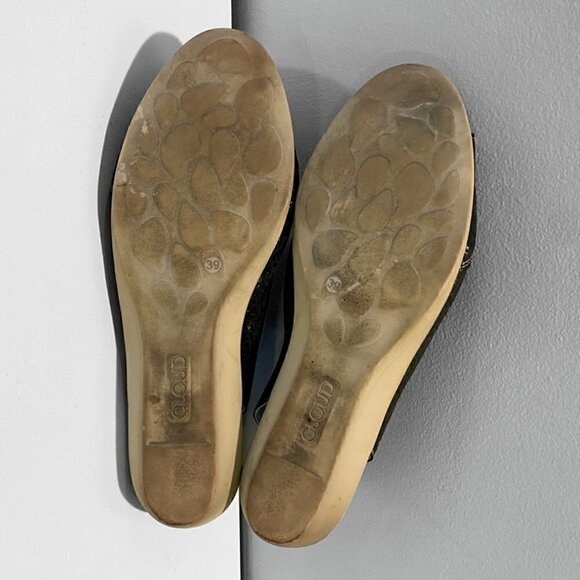 Cloud Caliber Slingback Sandals Black 39 / 8 - Picture 6 of 10